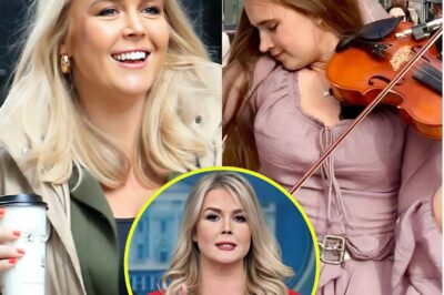 Karoline Leavitt Hears a Young Girl Playing Violin on the Street—What She Does Next Will Shock You! Her Unbelievable Gesture Completely Transforms the Life of an Entire Family and Leaves the Entire Community in Awe!
