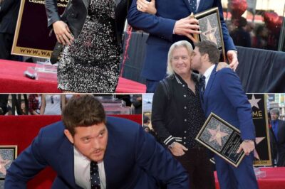 Michael Bublé, the voice behind some of the most timeless jazz and pop classics, reached a career-defining moment that brought both him and his wife, Luisana Lopilato, to tears. As he stood before the iconic Hollywood Walk of Fame, the Grammy-winning crooner was overwhelmed with emotion, reflecting on the journey that led him to this honor. With his family by his side and fans cheering, Bublé delivered a heartfelt speech, expressing gratitude for the unwavering support that carried him through the highs and lows of his career. The moment was raw, real, and deeply moving—a testament to his dedication and passion for music. It was more than just a star on the sidewalk; it was a symbol of dreams realized and a legacy cemented