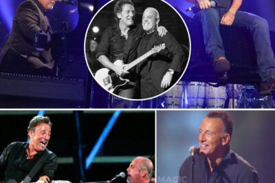 Madison Square Garden became a living legend the moment Bruce Springsteen leapt onto Billy Joel’s piano for a jaw-dropping, heart-stopping duet that sent shockwaves through the crowd. As Billy teased the audience, hinting at a surprise guest with Grammy, Oscar, and Tony in hand, the roar of the crowd was deafening when The Boss stepped out. What followed was pure musical fire—two rock icons delivering a performance so explosive, it defied belief.