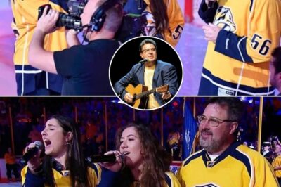 Vince Gill, His Daughters Jenny and Corrina, and the Crowd Were Electrified by Their Powerful Performance of the “Star Spangled Banner.” the Performance Reached New Heights When PGA Player Brandt Snedeker Joined Them on Stage, Adding Even More Excitement to the Moment That Will Never Be Forgotten.