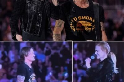 The Lights Dimmed, the Music Swelled—and Just as Keith Urban Thought He Was Wrapping His Birthday Set, Nicole Kidman Burst Onto the Stage in a Stunning, Unannounced Entrance That Stopped Time. Gasps Turned to Roars as the Oscar-Winner Grabbed the Mic, Eyes Locked With Keith’s, and Whispered Something That Made Him Freeze. Then, in One Unforgettable Moment, She Sang—Soft, Sweet, and Electrifying—the Crowd Erupting Like Never Before. It Wasn’t Just a Celebration; It Was a Love Story Played Out Under the Spotlight, Raw and Unrehearsed.