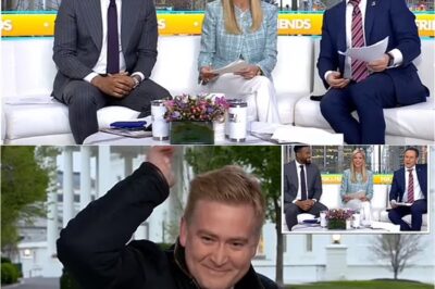 Fox News star Peter Doocy screams as he gets frightening surprise during live broadcast