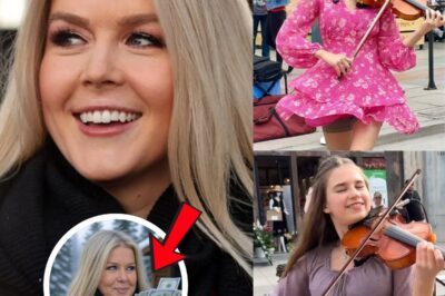 Karoline Leavitt’s shocking act after hearing a young girl play violin on the street changes an entire family’s life forever