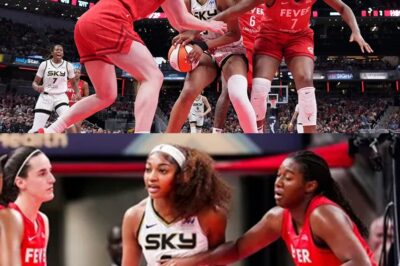 “Angel Reese and Caitlin Clark: Dramatic Clash on the WNBA Basketball Court, Investigation of Shocking Hateful Remarks!”