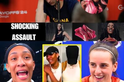 “Shocking Moment in the WNBA: A’ja Wilson’s Block on Caitlin Clark Ignites Heated Debate Among Fans!”