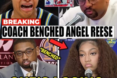 Angel Reese suddenly benched mid-game by Chicago Sky’s coach: The young star’s intense emotional reaction ignites controversy over power, team dynamics, and the future of the franchise!