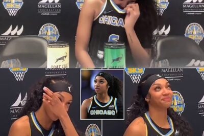“Angel Reese breaks down in tears at press conference, says ‘I can’t take it anymore!’ – A cry for help from the WNBA star reveals the bitter dark side of fame, discrimination, and emotional pain.”