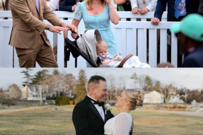 Karoline Leavitt shocks the White House: The 27-year-old press secretary marries a 59-year-old real estate tycoon, gives birth to a son, overcomes a 32-year age gap, and becomes a new symbol of determination, love, and power!