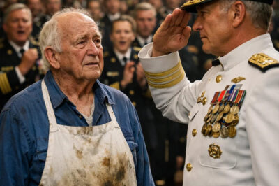 As the audience settled into their seats at a formal Navy ceremony, one three-star admiral remained standing. When he noticed someone important was missing from the room, his quiet refusal to sit down triggered a moment that left the entire hall stunned.