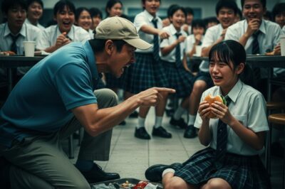 THE BILLIONAIRE FATHER VISITED THE SCHOOL CANTEEN AND SAW HIS DAUGHTER EATING LEFTOVERS — WHAT HE DID NEXT SHOCKED THE ENTIRE SCHOOL