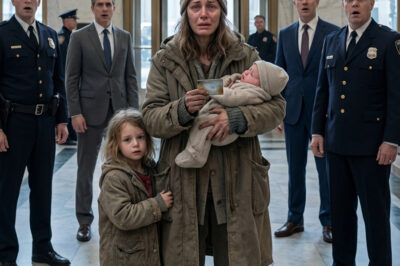 A homeless mother nervously stepped into a bank clutching her late grandfather’s worn-out card, hoping for a few dollars. But when the teller inserted it, the balance that flashed across the screen stunned the entire room into silence.