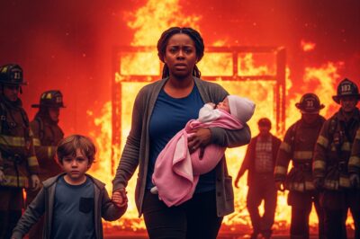 No one dared to save the billionaire’s son until a poor Black girl, carrying her own child, rushed into the flames to rescue him, changing everything in the end